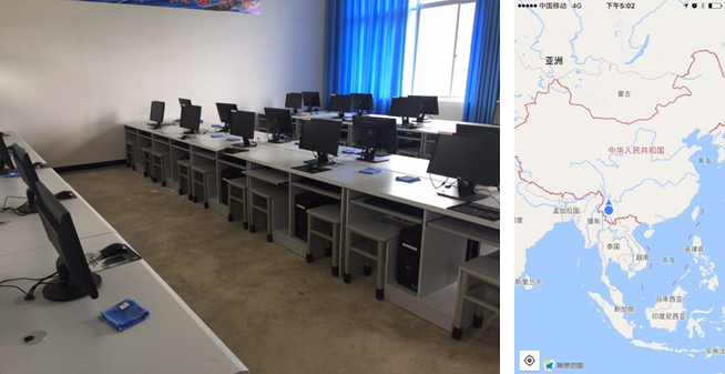 中标软件捐赠云南云县头道水中小学120台电脑教室