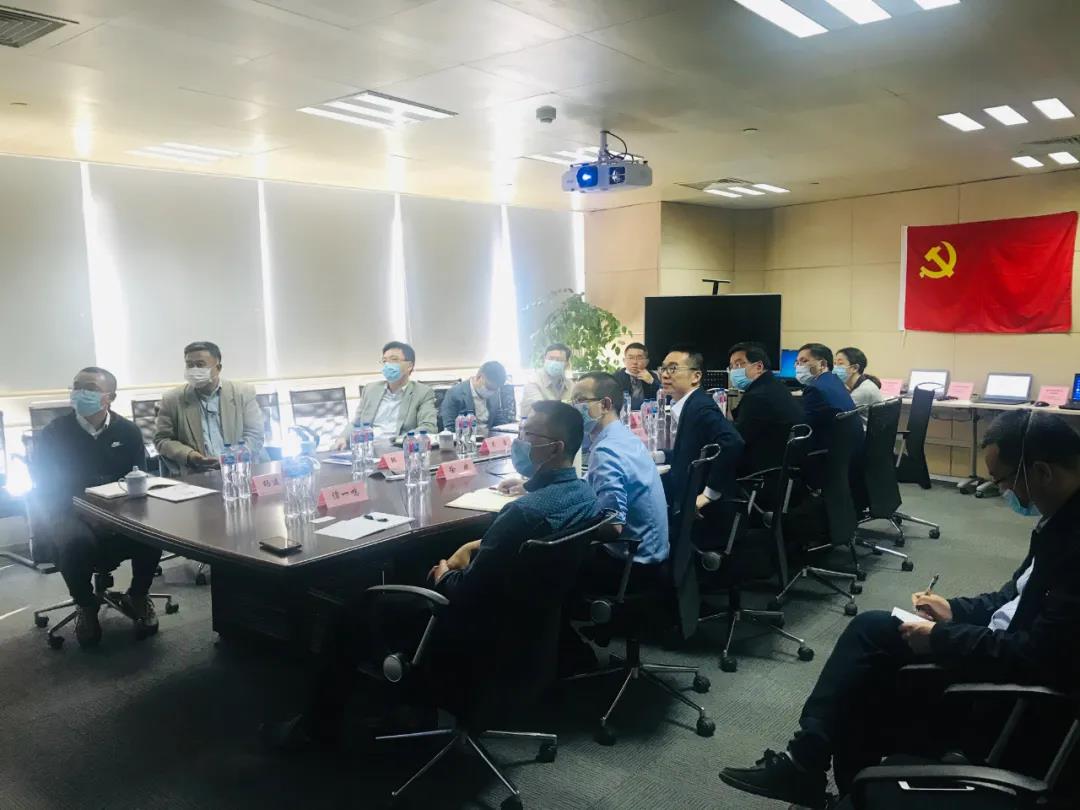 市委军民融合办常务副主任吴磊一行调研中标软件